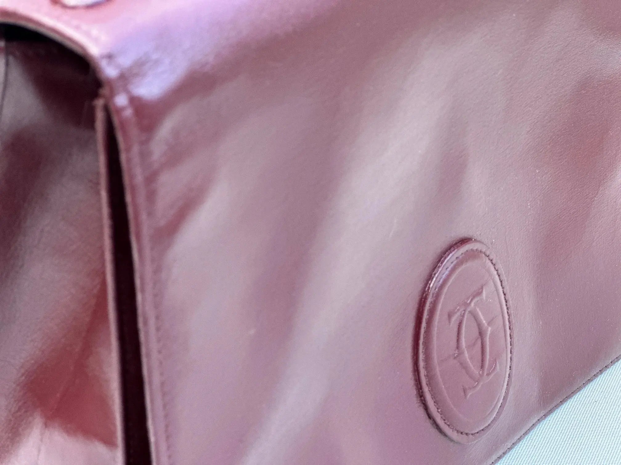 Saszetka Portfel Vintage Cartier Stan Idealny Po Pełnej Renowacji Koloru - karenlike.com