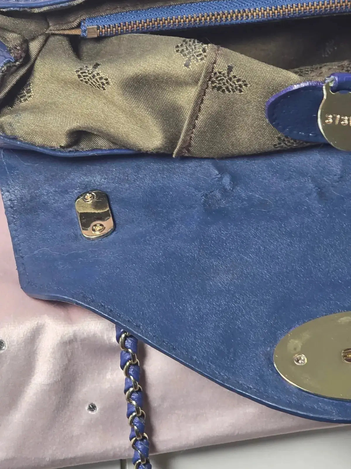 Średnia Kopertówka MULBERRY – Skóra Naturalna | Stan Idealny po Pełnej Renowacji Koloru - karenlike.com