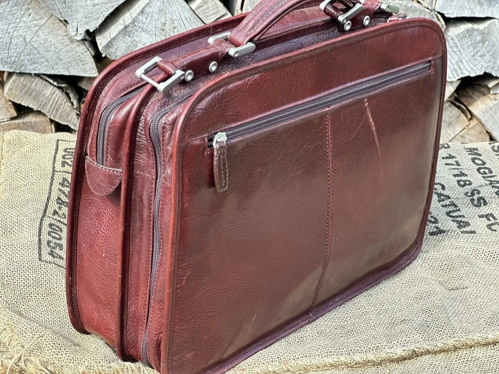 Teczka Pierre Cardin Vintage – stan idealny | 100% skóra naturalna | Autentyczna - karenlike.com