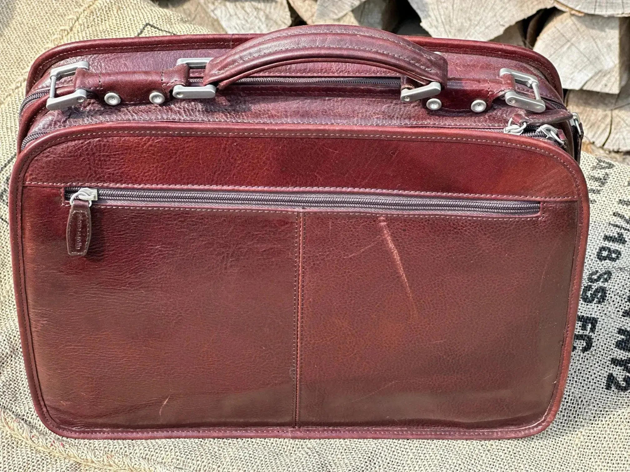 Teczka Pierre Cardin Vintage – stan idealny | 100% skóra naturalna | Autentyczna - karenlike.com