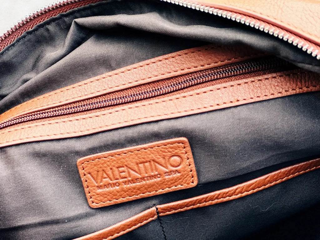 Torba A4 na laptopa Mario Valentino – stan idealny | 100% skóra naturalna | Autentyczna - karenlike.com