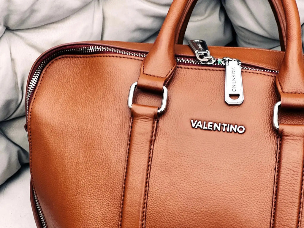 Torba A4 na laptopa Mario Valentino – stan idealny | 100% skóra naturalna | Autentyczna - karenlike.com