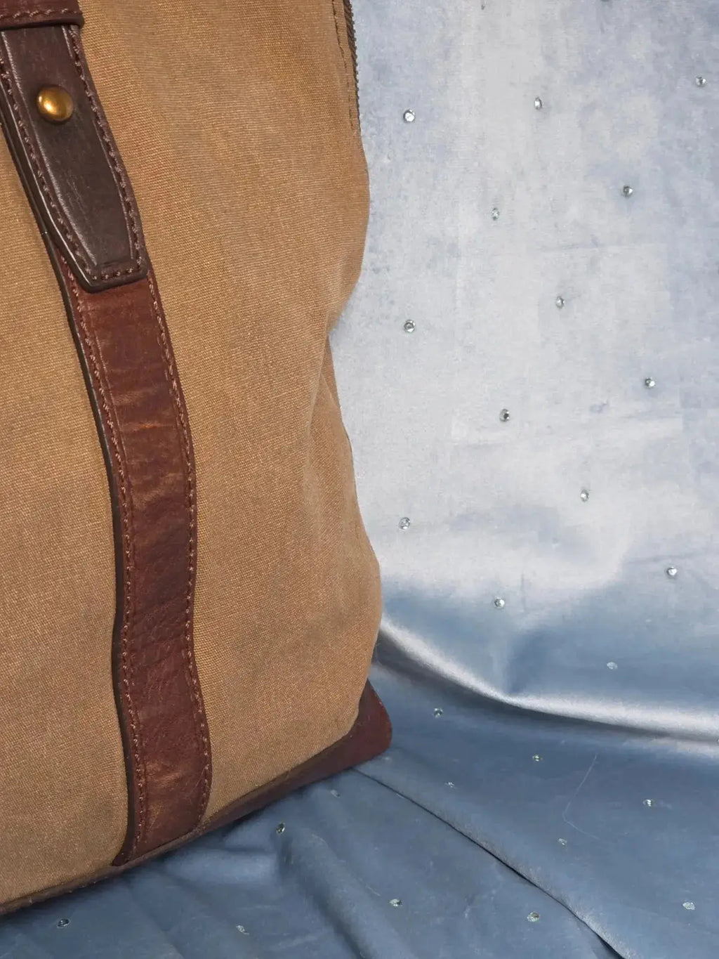 Torba Aktówka FOSSIL Vintage – Skóra Naturalna i Płótno | Piękna Patyna - karenlike.com