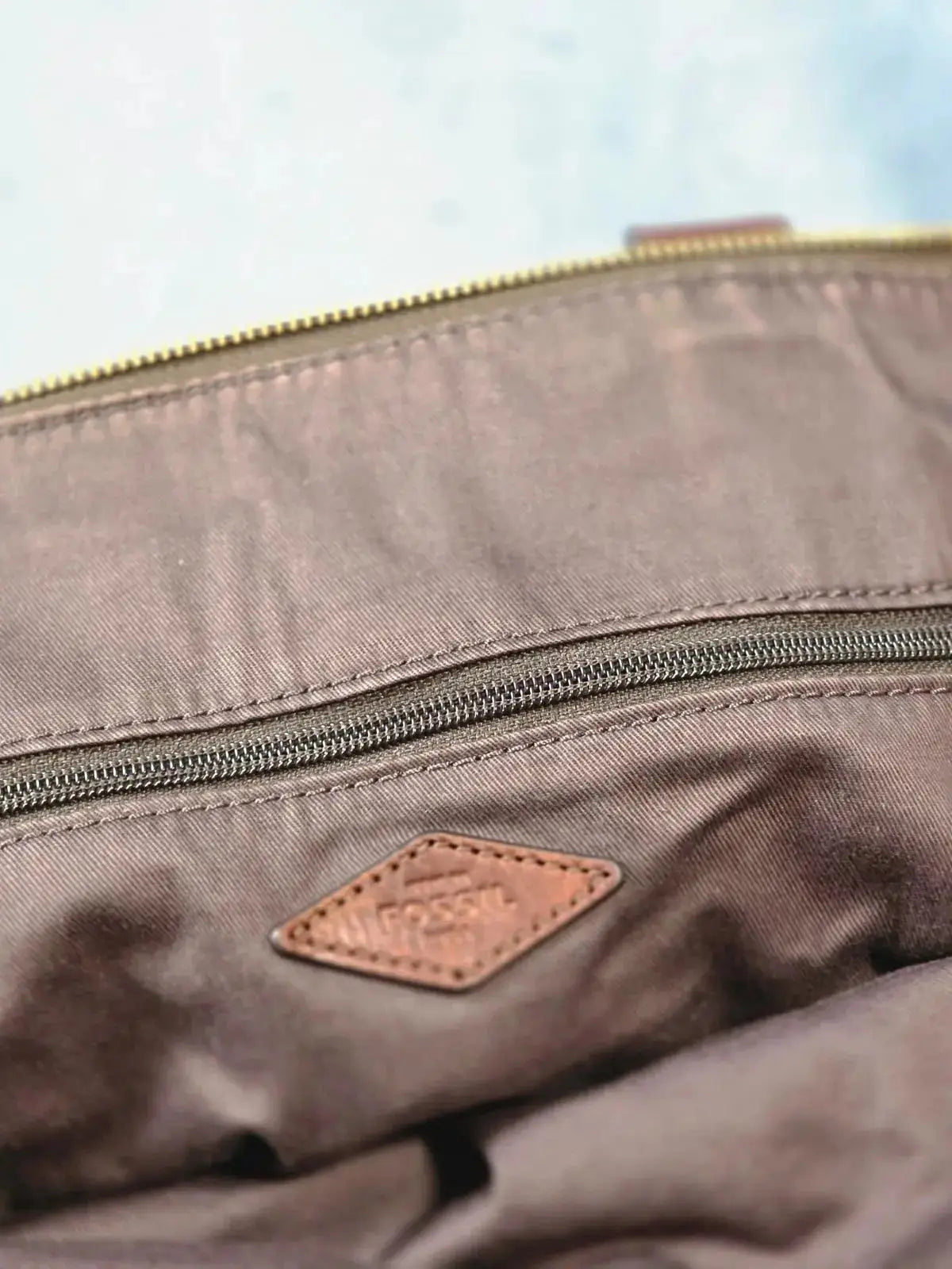 Torba Aktówka FOSSIL Vintage – Skóra Naturalna i Płótno | Piękna Patyna - karenlike.com