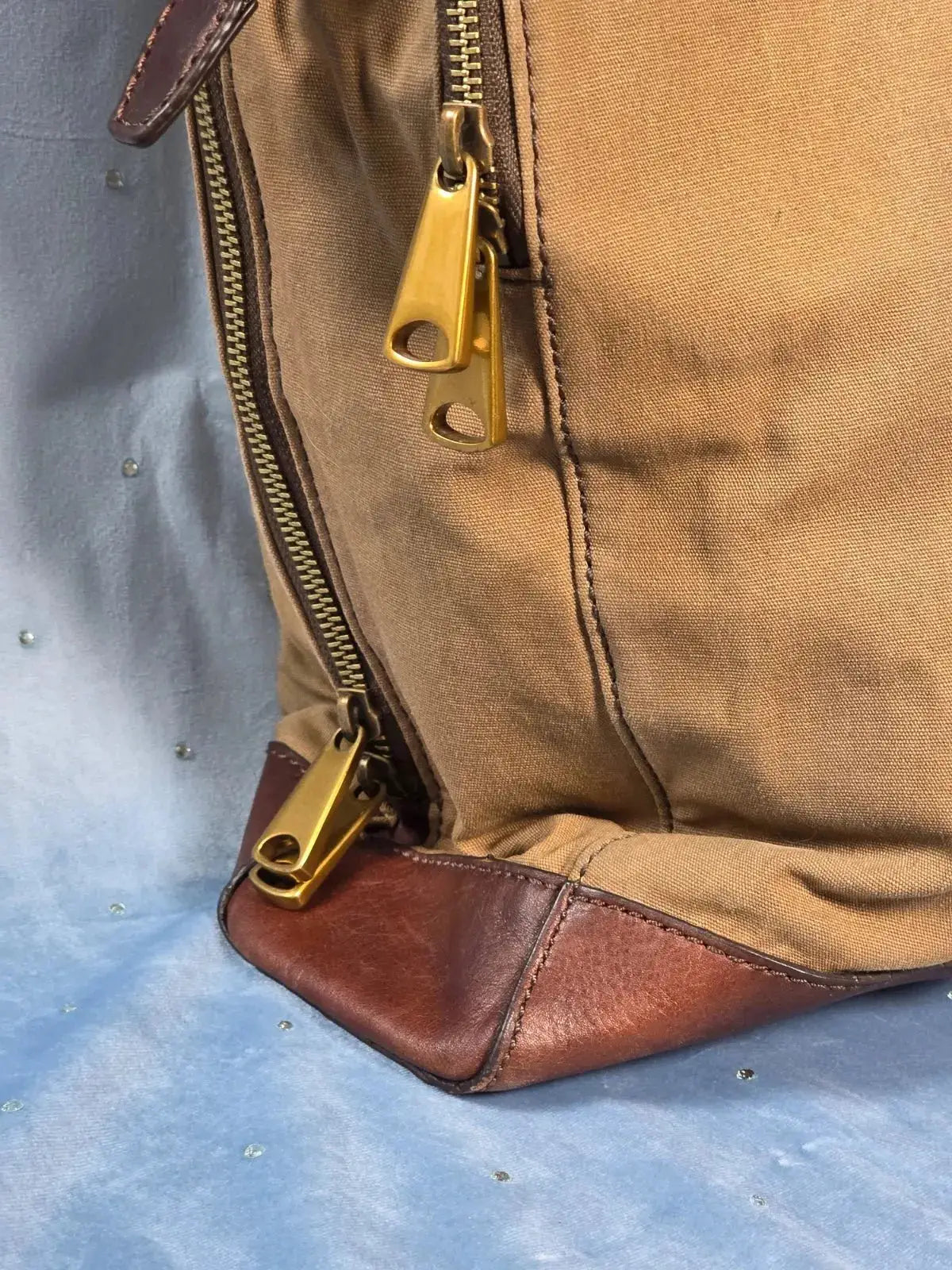 Torba Aktówka FOSSIL Vintage – Skóra Naturalna i Płótno | Piękna Patyna - karenlike.com