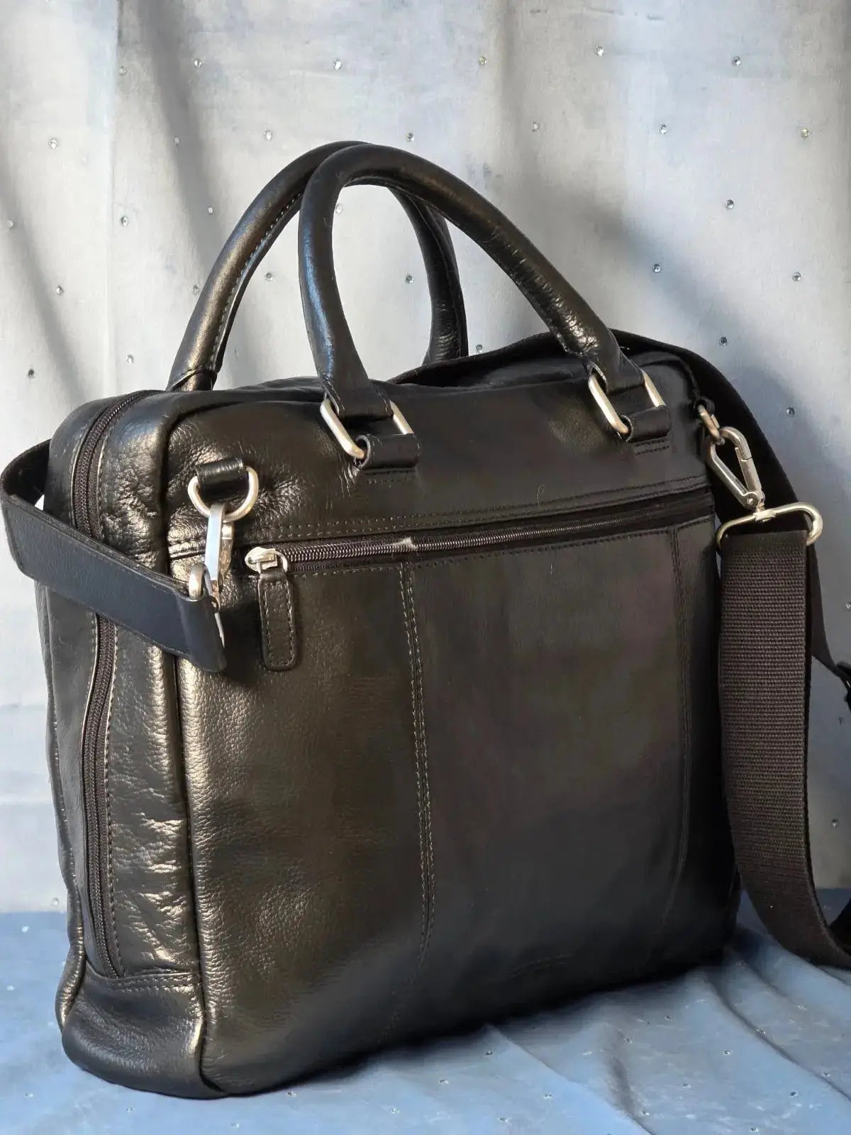 Torba na Laptopa Leonhard Heyden Skórzana 100% Oryginał – Stan Idealny Po Renowacji | 37x29 cm - karenlike.com