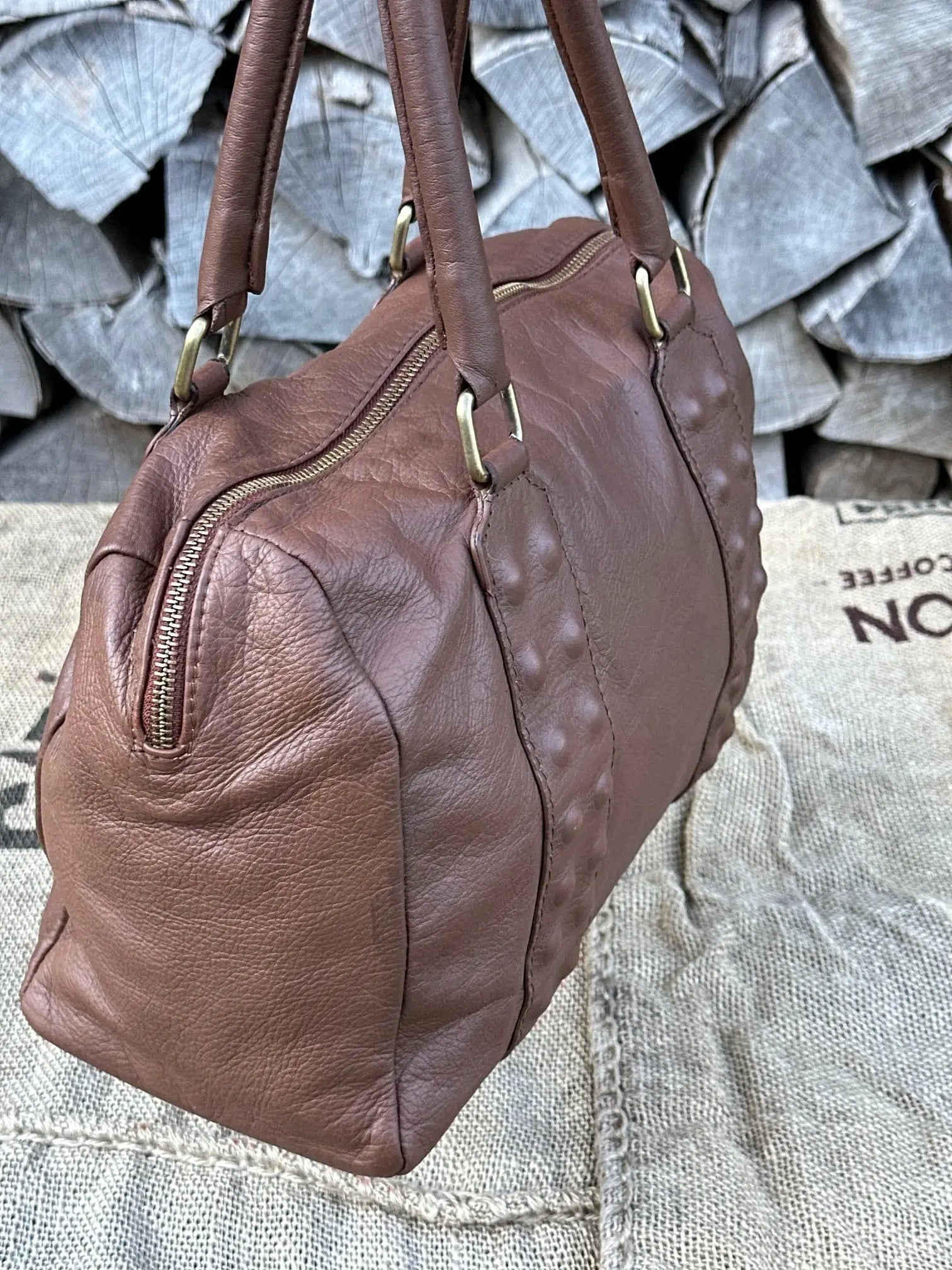 Torba Salamander – stan idealny | 100% skóra naturalna | Autentyczna - karenlike.com