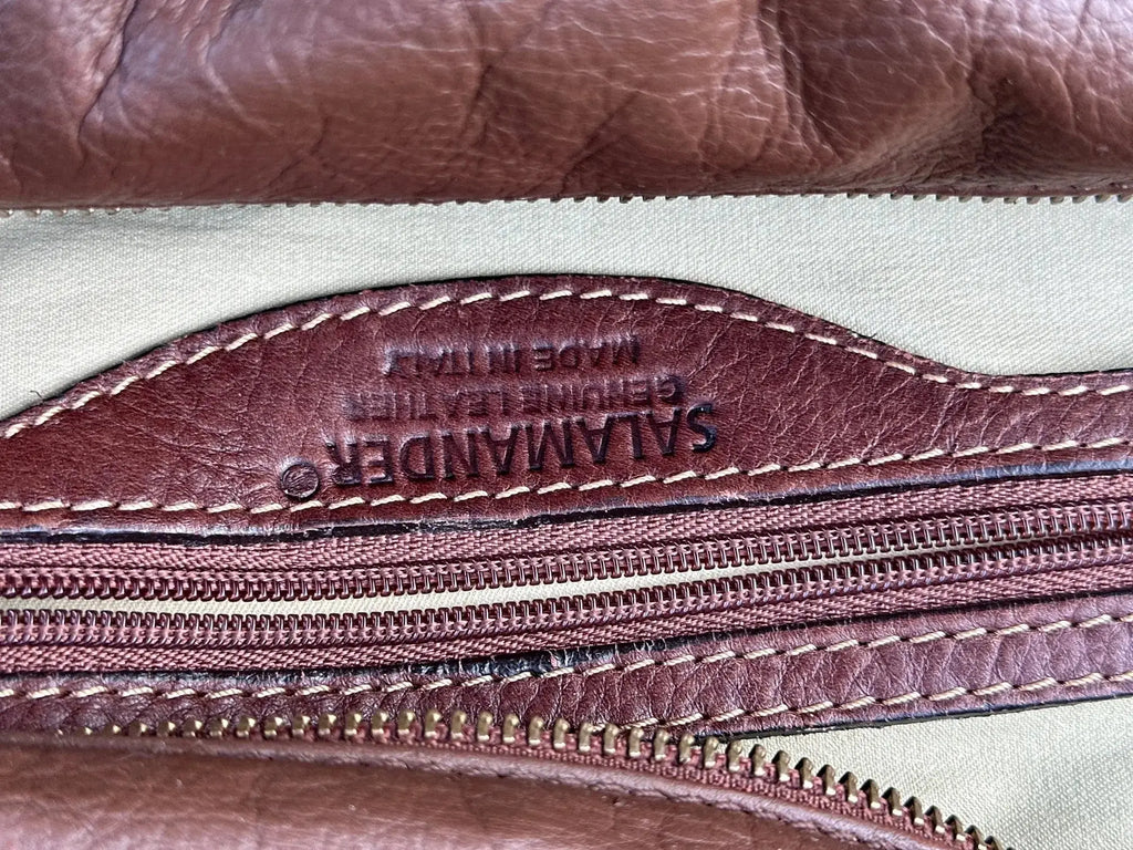 Torba Salamander – stan idealny | 100% skóra naturalna | Autentyczna - karenlike.com