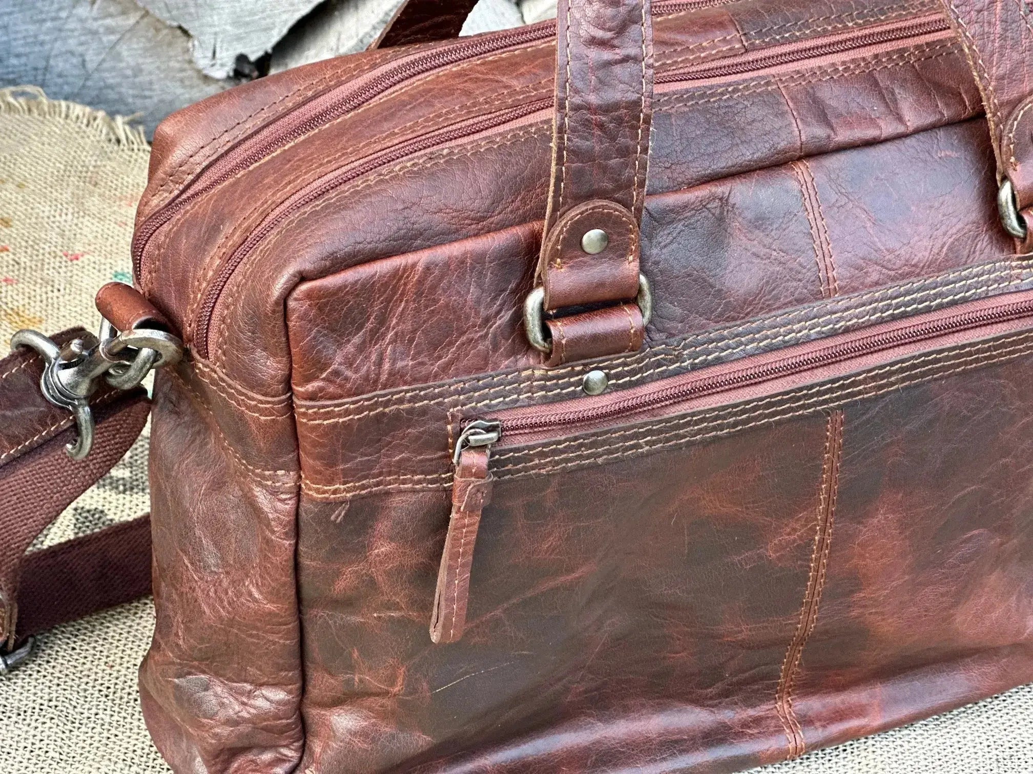 Torba Spike & Sparrow – stan idealny | 100% skóra naturalna | Autentyczna - karenlike.com