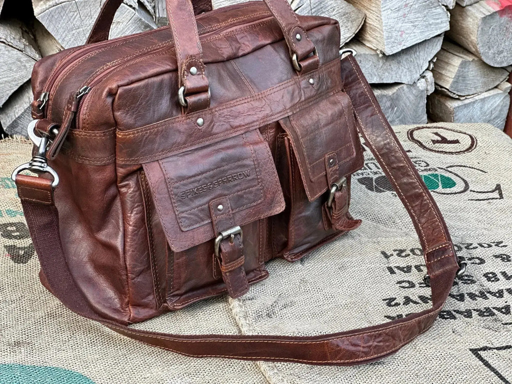 Torba Spike & Sparrow – stan idealny | 100% skóra naturalna | Autentyczna - karenlike.com