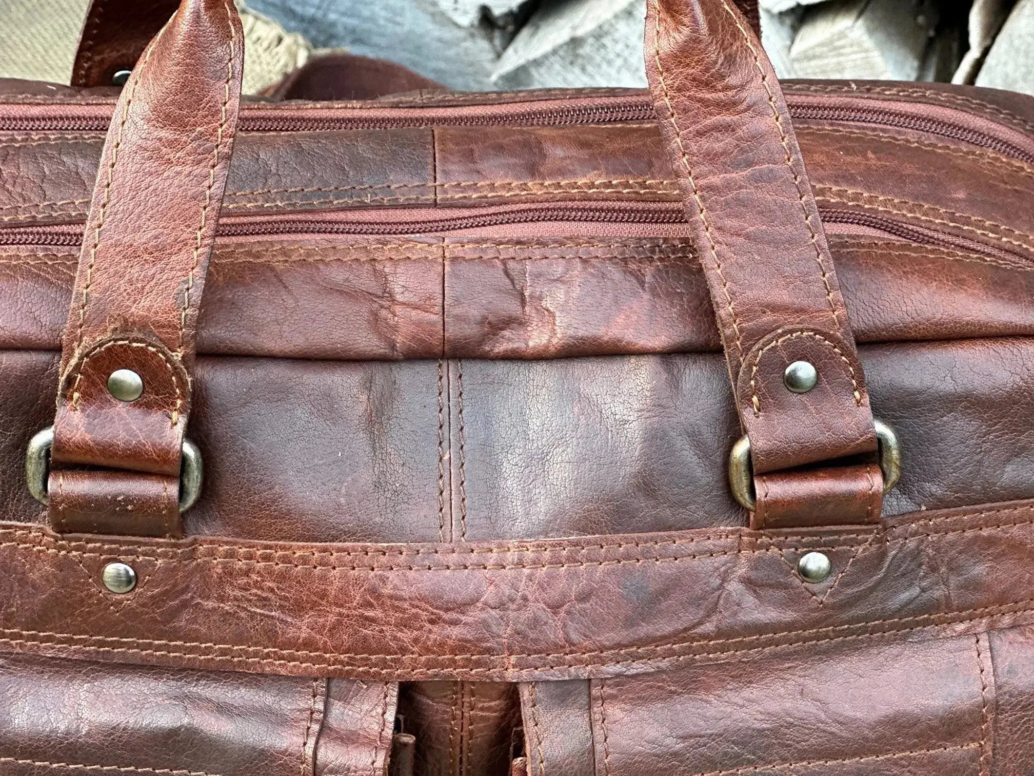 Torba Spike & Sparrow – stan idealny | 100% skóra naturalna | Autentyczna - karenlike.com