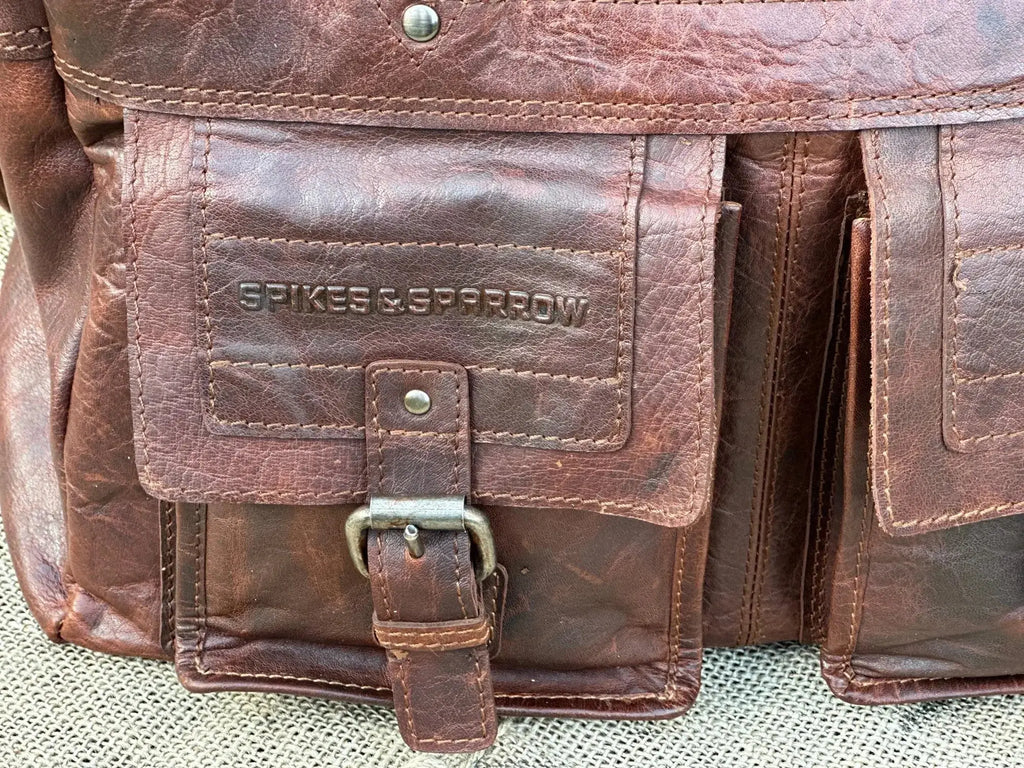 Torba Spike & Sparrow – stan idealny | 100% skóra naturalna | Autentyczna - karenlike.com