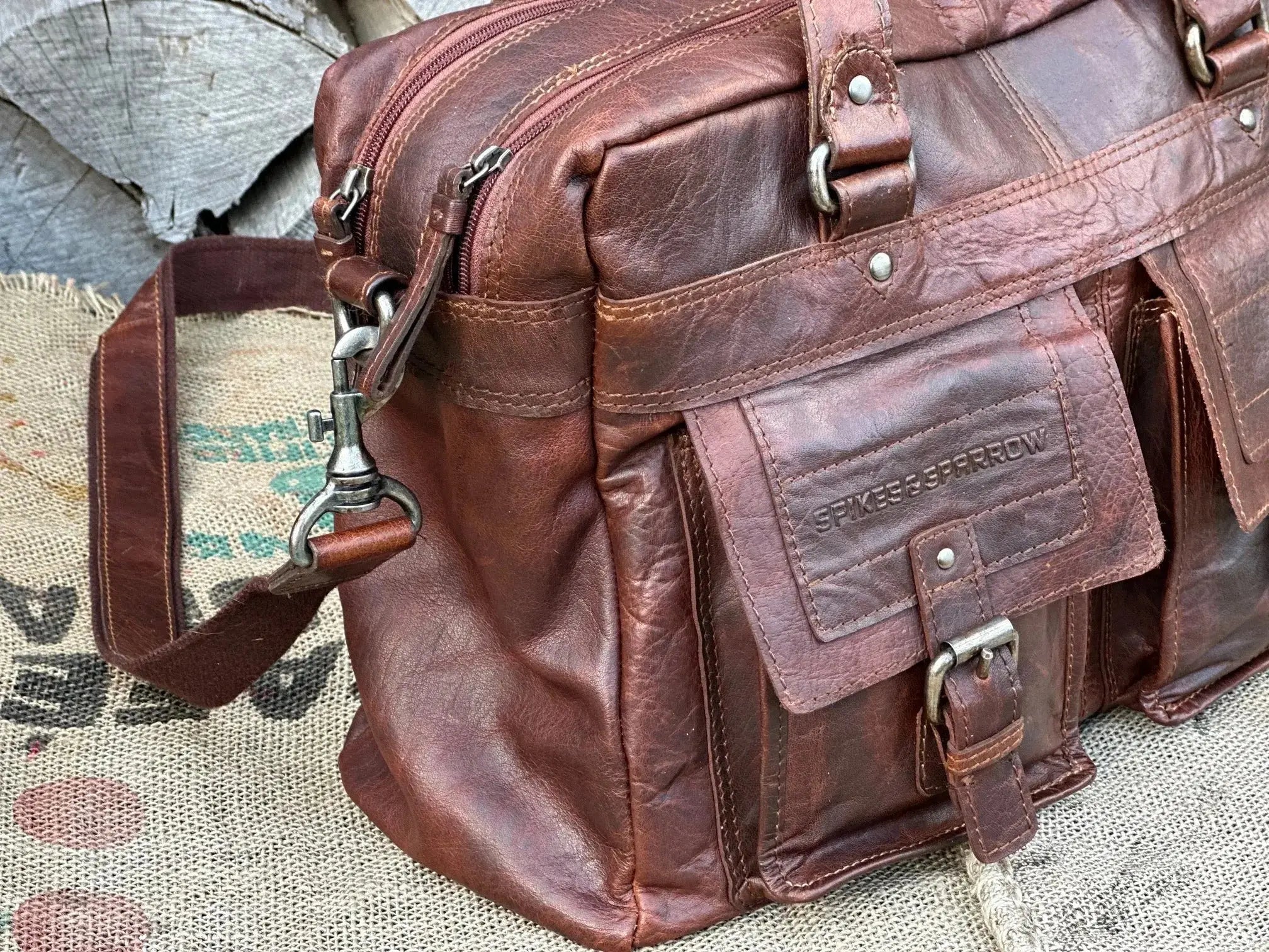 Torba Spike & Sparrow – stan idealny | 100% skóra naturalna | Autentyczna - karenlike.com
