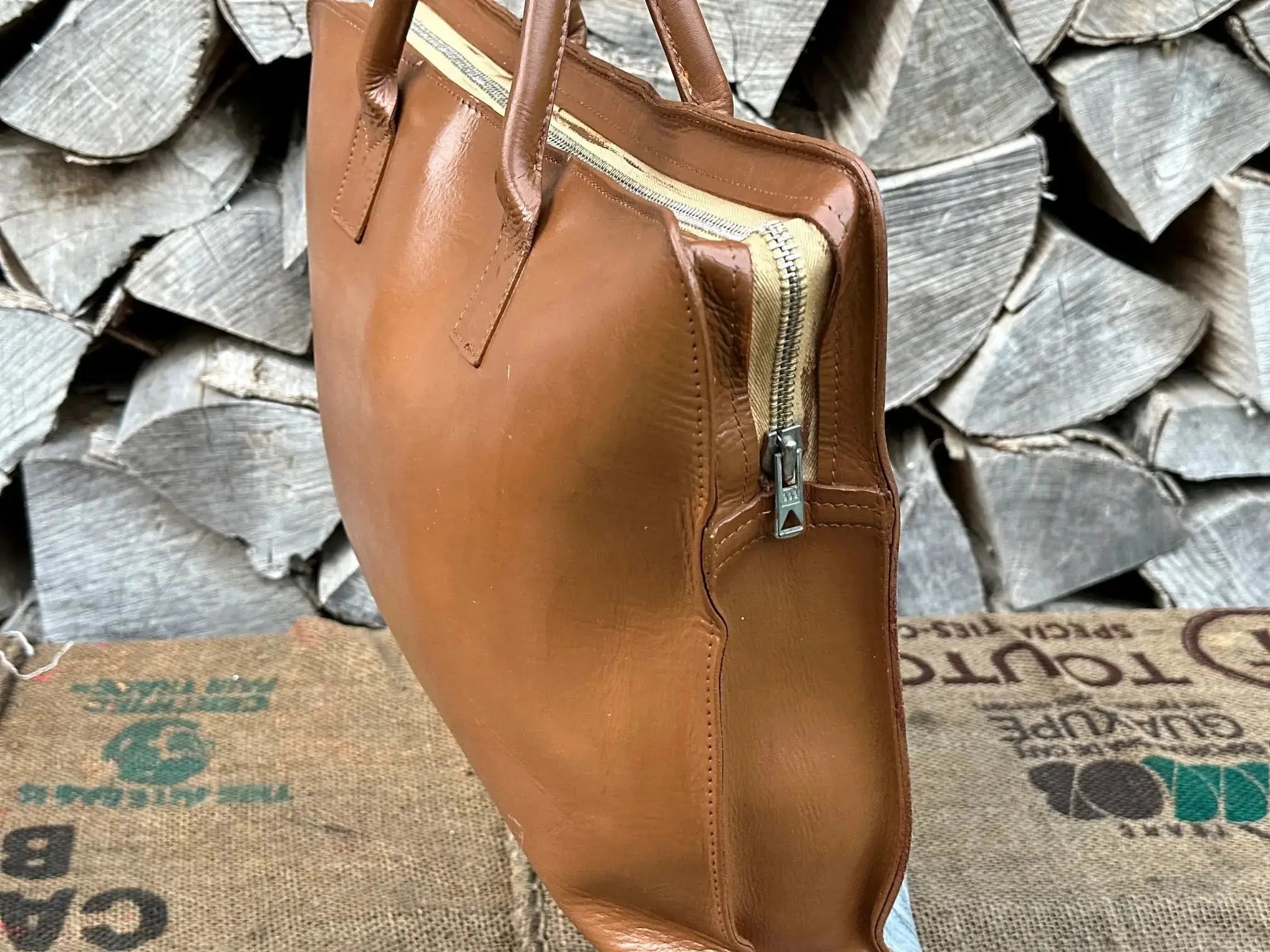 Torba Teczka na Laptopa A4 Dokumenty Ręcznie Malowana Hand Made - karenlike.com