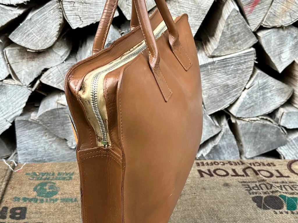 Torba Teczka na Laptopa A4 Dokumenty Ręcznie Malowana Hand Made - karenlike.com