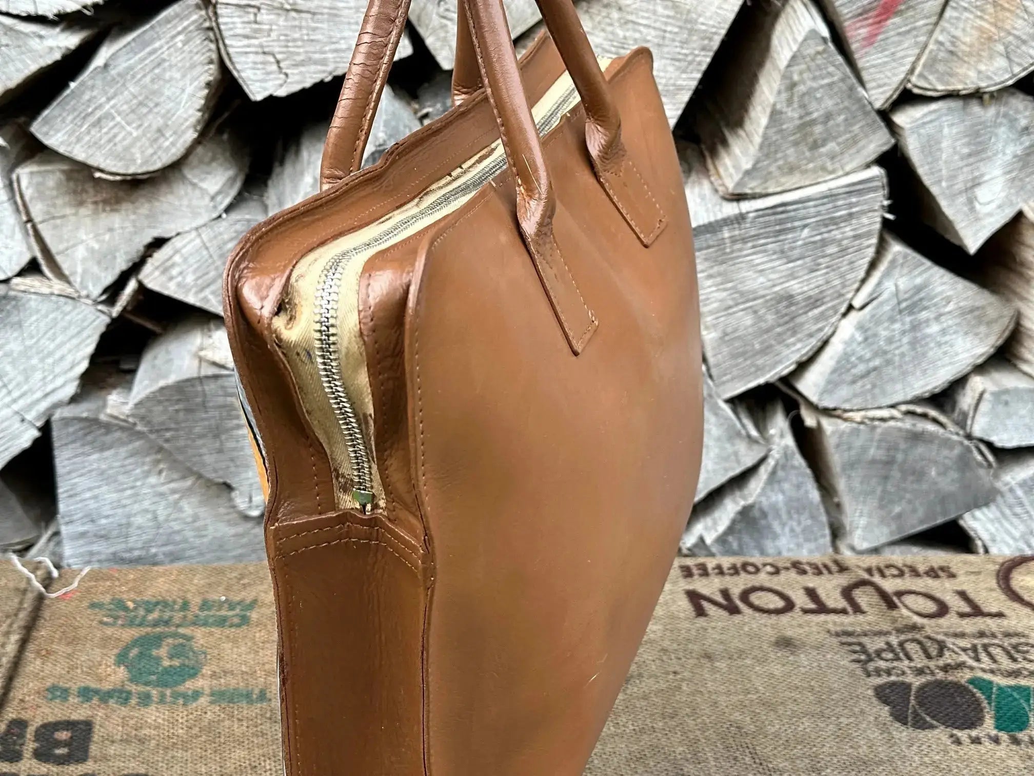 Torba Teczka na Laptopa A4 Dokumenty Ręcznie Malowana Hand Made - karenlike.com