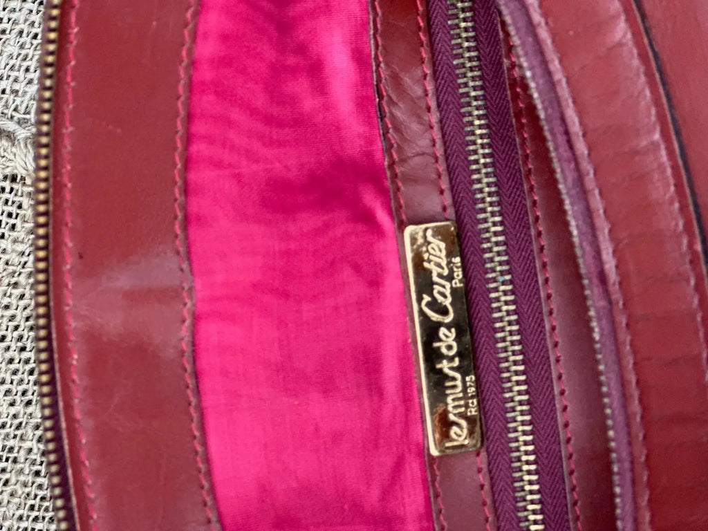 Torba Vintage Cartier Boston 40 – stan idealny | 100% skóra naturalna | Autentyczna - karenlike.com