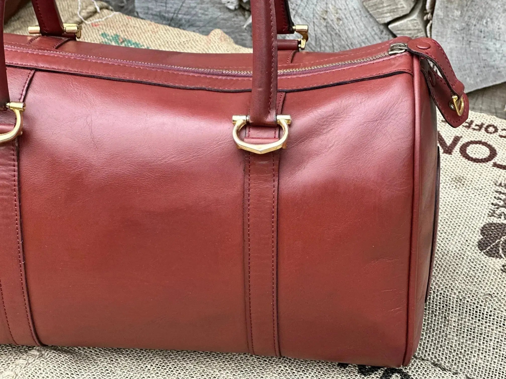 Torba Vintage Cartier Boston 40 – stan idealny | 100% skóra naturalna | Autentyczna - karenlike.com