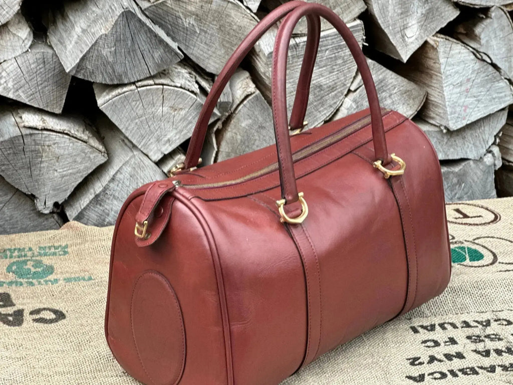 Torba Vintage Cartier Boston 40 – stan idealny | 100% skóra naturalna | Autentyczna - karenlike.com