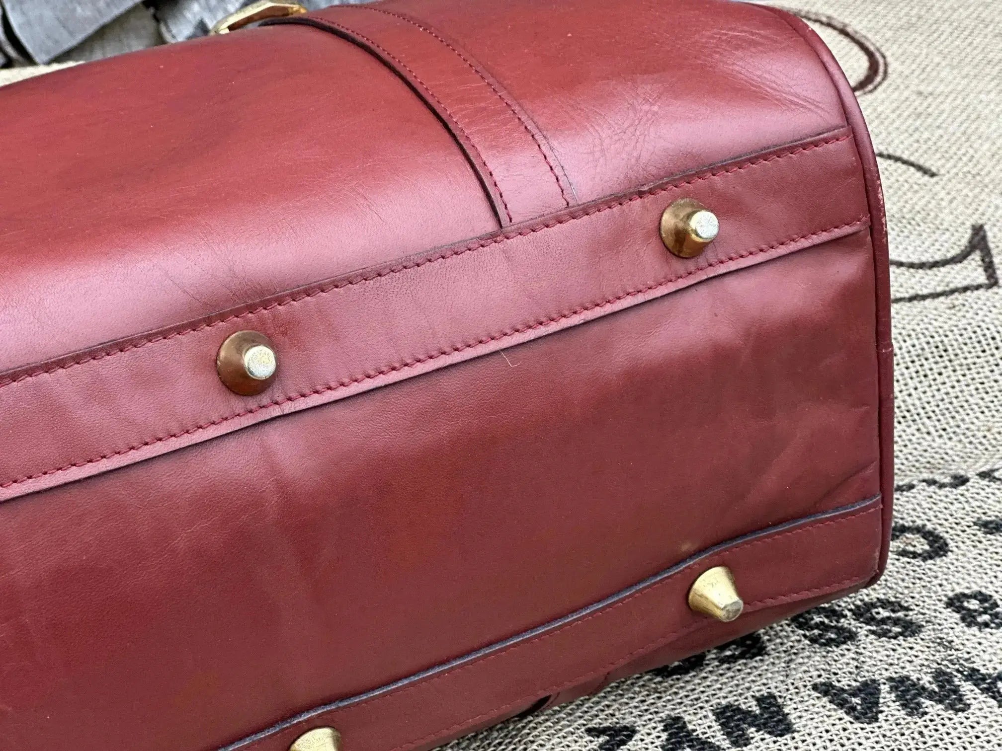Torba Vintage Cartier Boston 40 – stan idealny | 100% skóra naturalna | Autentyczna - karenlike.com