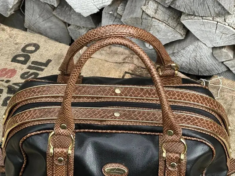 Torba Weekendowa XXL Pierre Cardin Cudowny Vintage lata 1970/1980 Bardzo Duża - karenlike.com