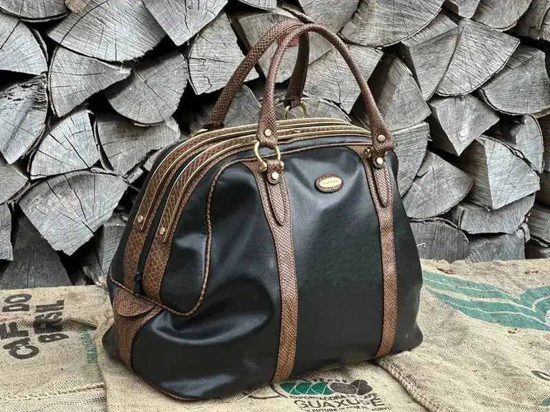 Torba Weekendowa XXL Pierre Cardin Cudowny Vintage lata 1970/1980 Bardzo Duża - karenlike.com