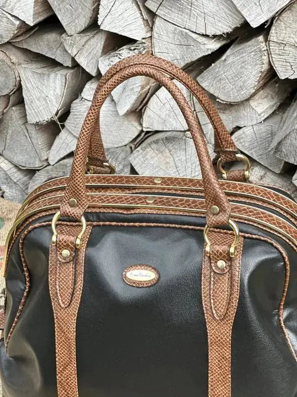 Torba Weekendowa XXL Pierre Cardin Cudowny Vintage lata 1970/1980 Bardzo Duża - karenlike.com