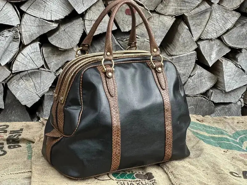 Torba Weekendowa XXL Pierre Cardin Cudowny Vintage lata 1970/1980 Bardzo Duża - karenlike.com