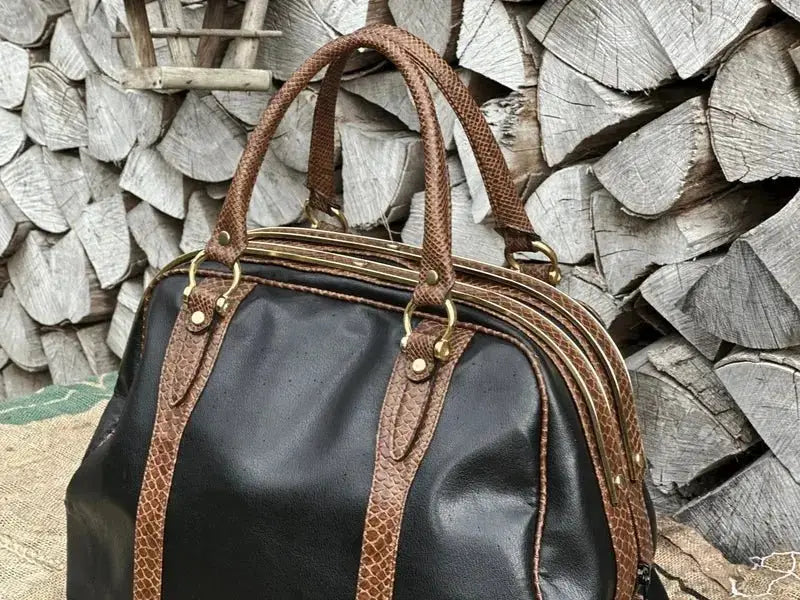 Torba Weekendowa XXL Pierre Cardin Cudowny Vintage lata 1970/1980 Bardzo Duża - karenlike.com
