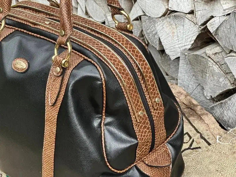 Torba Weekendowa XXL Pierre Cardin Cudowny Vintage lata 1970/1980 Bardzo Duża - karenlike.com