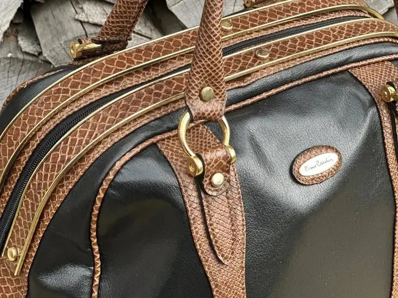 Torba Weekendowa XXL Pierre Cardin Cudowny Vintage lata 1970/1980 Bardzo Duża - karenlike.com