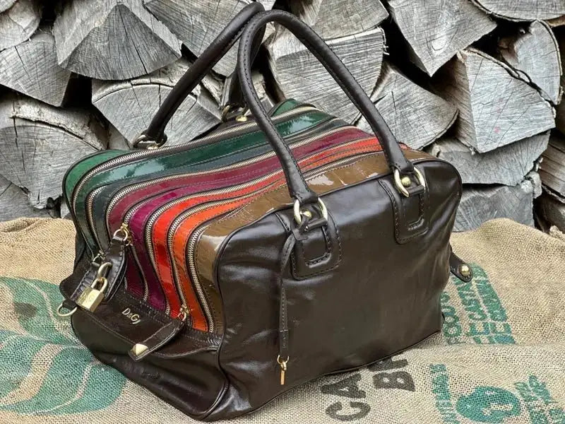 Torba XXL Dolce & Gabbana Vintage Bag Lily Stan Idealny Plus Po Renowacji - karenlike.com