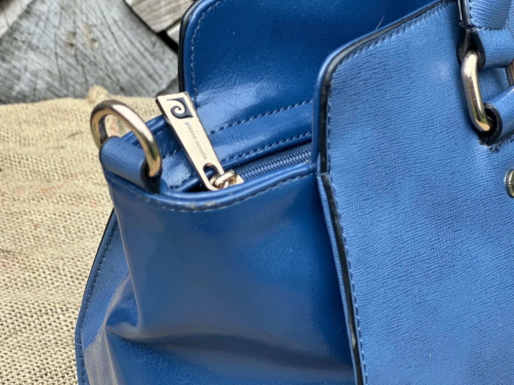 Torebka do ręki (brak paska) Pierre Cardin – stan idealny | Skóra ekologiczna | Autentyczna - karenlike.com