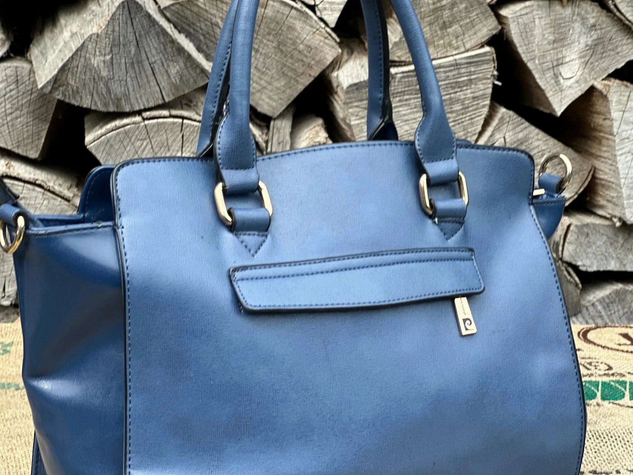 Torebka do ręki (brak paska) Pierre Cardin – stan idealny | Skóra ekologiczna | Autentyczna - karenlike.com