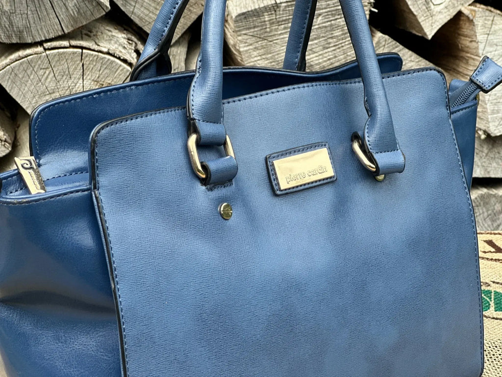 Torebka do ręki (brak paska) Pierre Cardin – stan idealny | Skóra ekologiczna | Autentyczna - karenlike.com