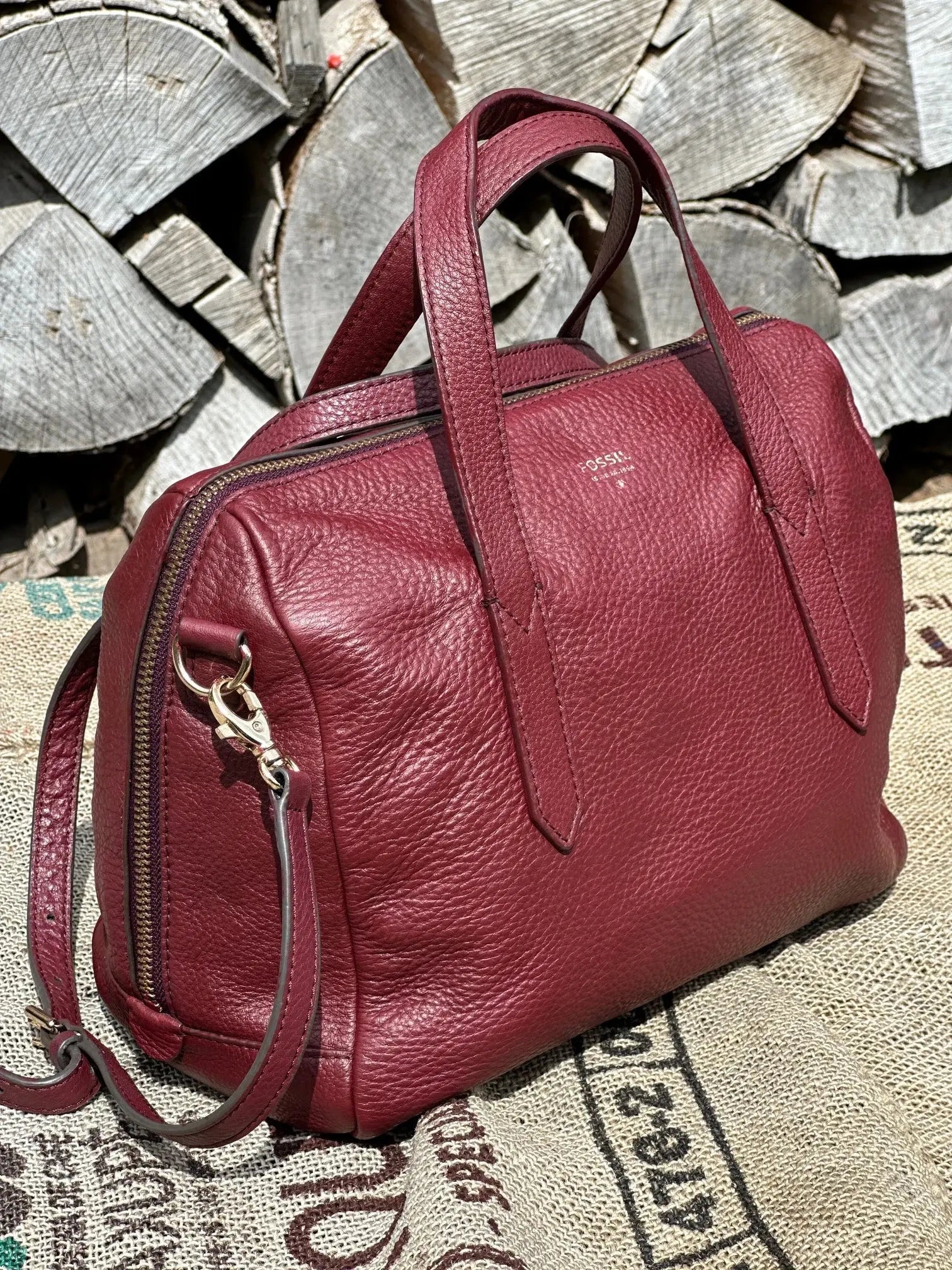 Torebka Fossil – do ręki lub na ramię | stan idealny | 100% skóra naturalna - karenlike.com