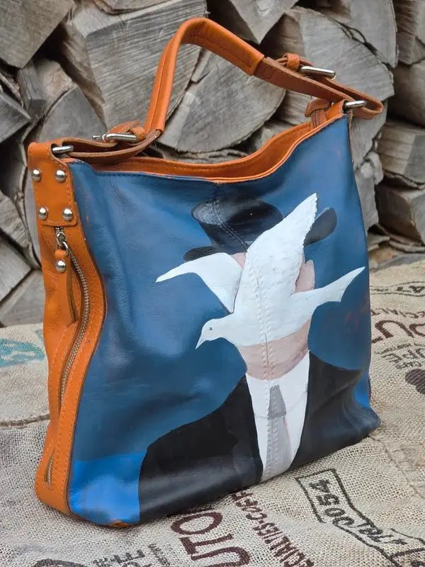 Torebka Hobo Ręcznie Malowana - karenlike.com