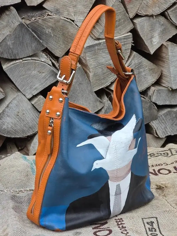 Torebka Hobo Ręcznie Malowana - karenlike.com