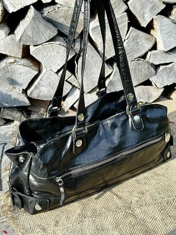 Torebka jamnik Adax do ręki lub na ramię – 100% skóra naturalna, po profesjonalnej renowacji koloru - karenlike.com