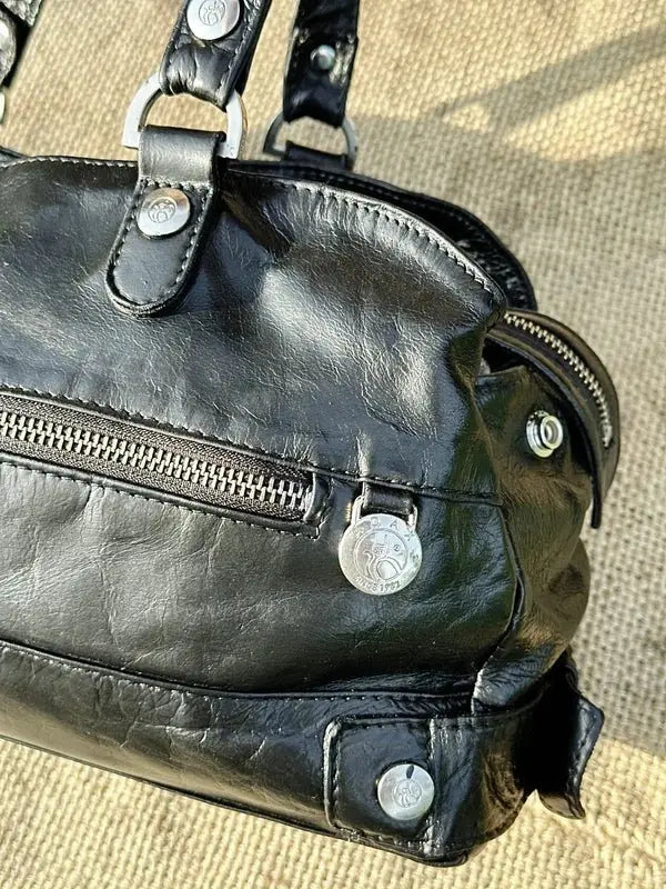 Torebka jamnik Adax do ręki lub na ramię – 100% skóra naturalna, po profesjonalnej renowacji koloru - karenlike.com