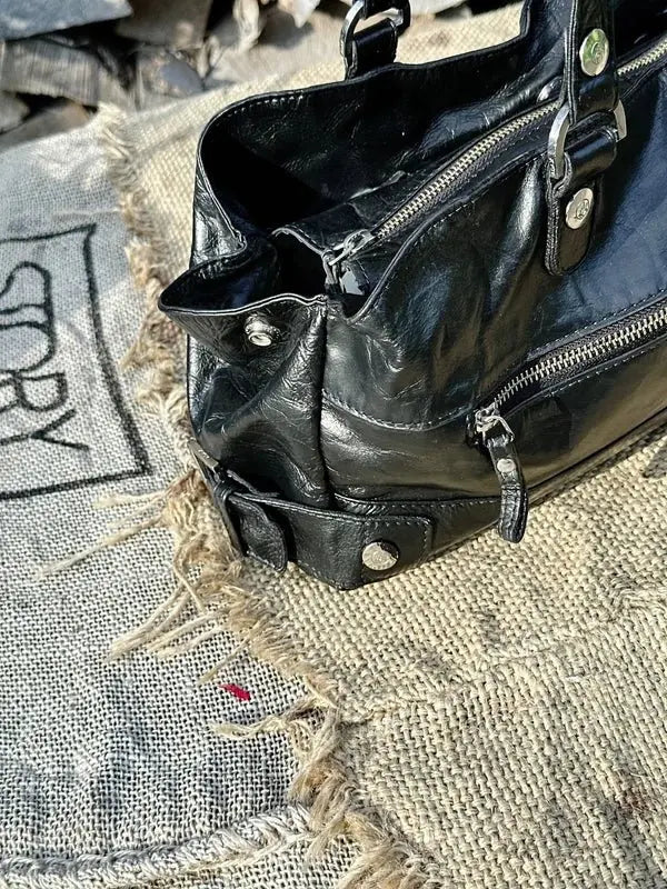 Torebka jamnik Adax do ręki lub na ramię – 100% skóra naturalna, po profesjonalnej renowacji koloru - karenlike.com