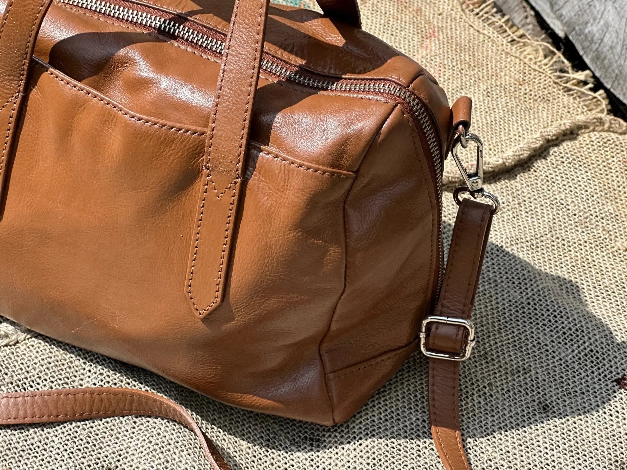 Torebka kuferek Boston Fossil Vintage – na ramię lub do ręki | stan idealny | 100% skóra naturalna | Autentyczna - karenlike.com