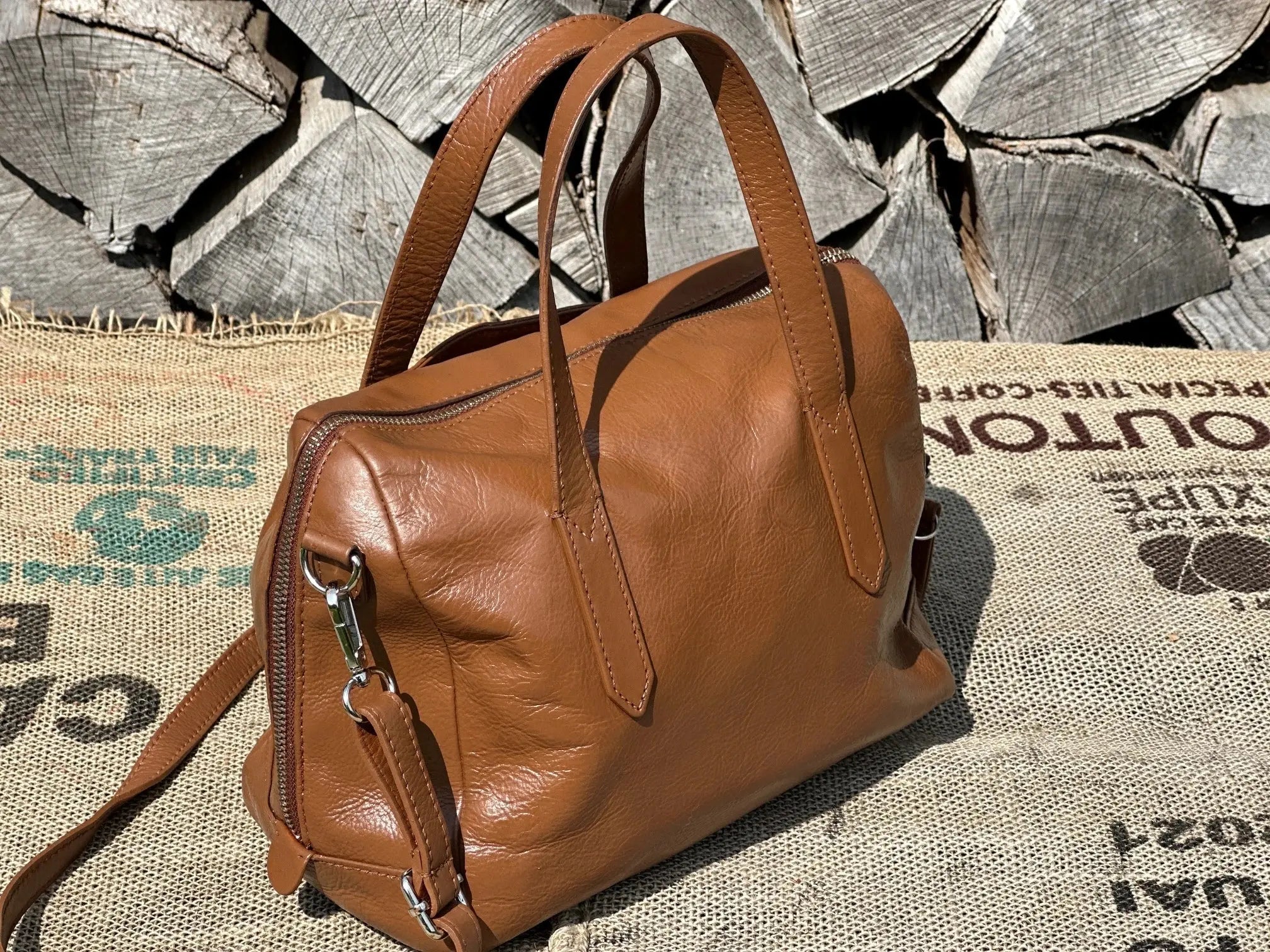 Torebka kuferek Boston Fossil Vintage – na ramię lub do ręki | stan idealny | 100% skóra naturalna | Autentyczna - karenlike.com