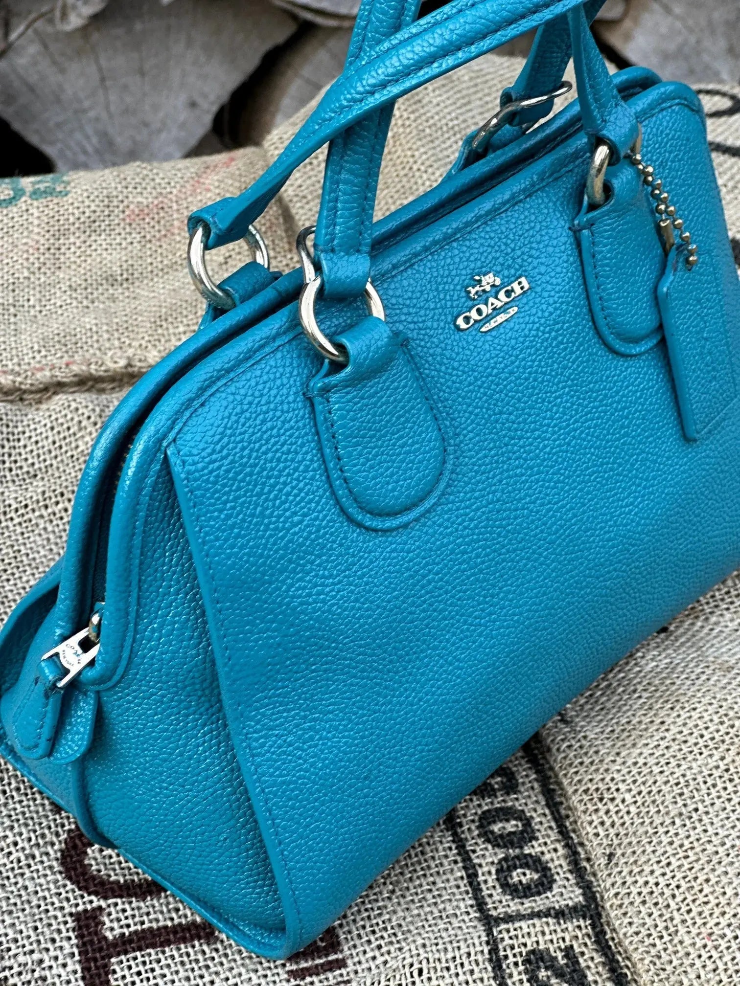 Torebka kuferek Coach – stan idealny | 100% skóra naturalna | Autentyczna - karenlike.com