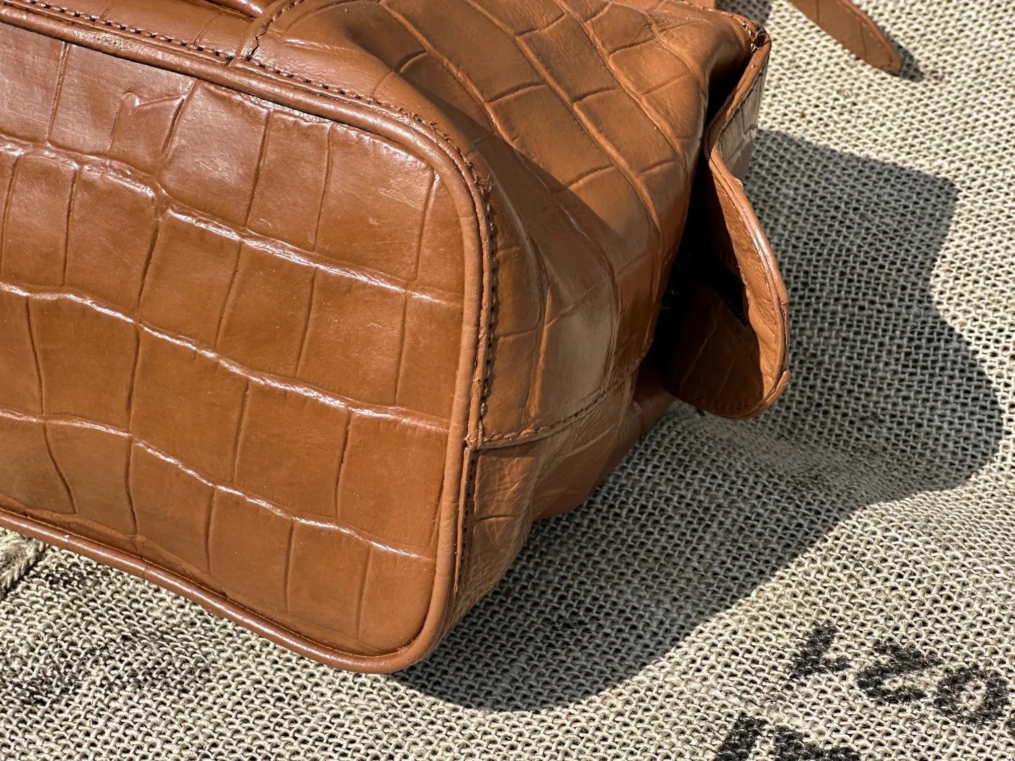 Torebka kuferek Fossil Vintage – na ramię lub do ręki | stan idealny | 100% skóra naturalna | Autentyczna - karenlike.com