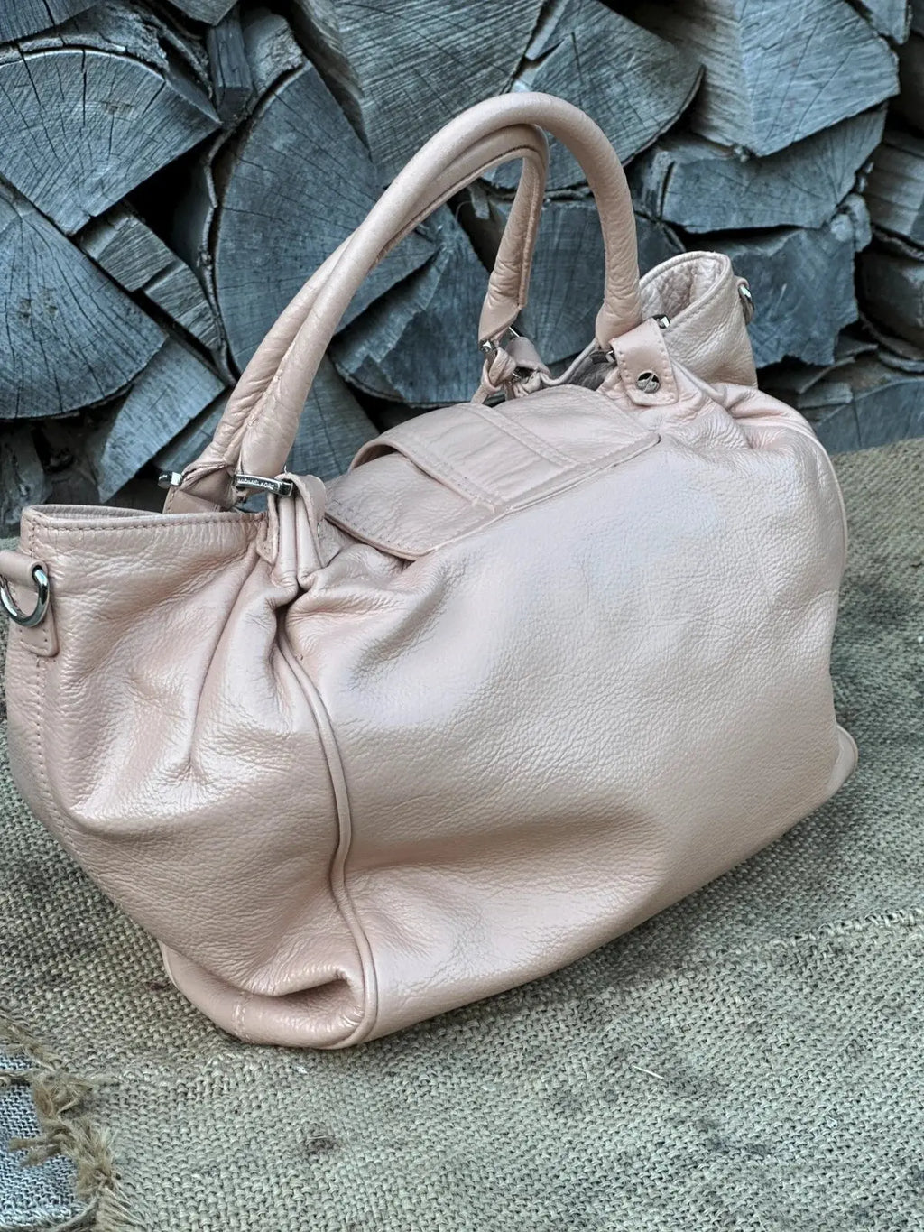 Torebka Kuferek Michael Kors Do Ręki – Skórzana 100% Oryginał | Stan Idealny Po Renowacji Koloru - karenlike.com