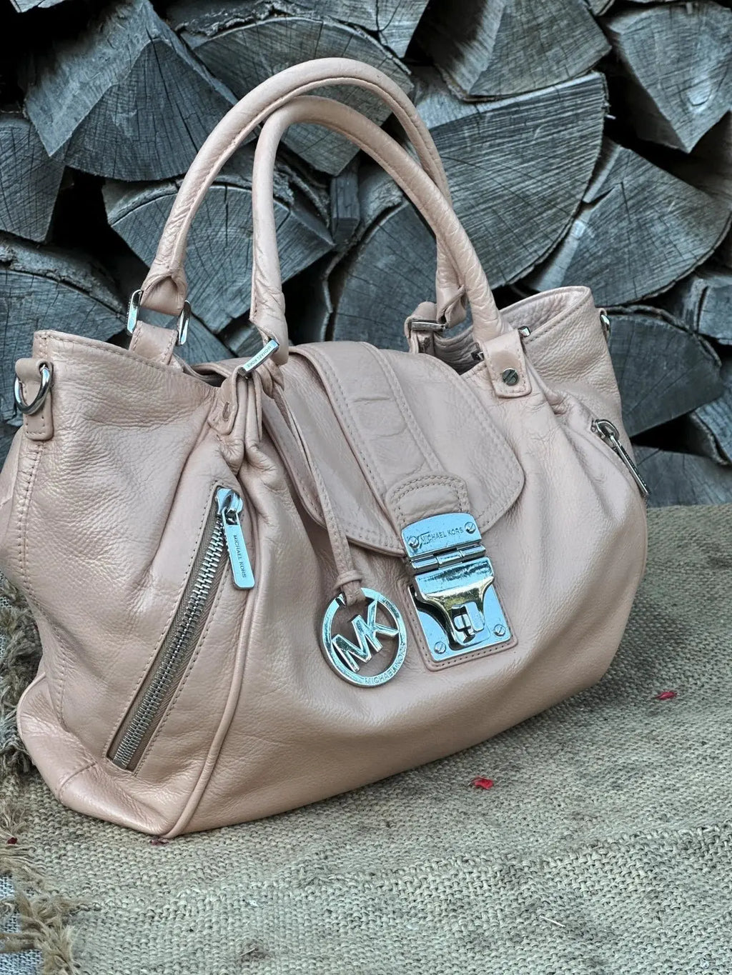 Torebka Kuferek Michael Kors Do Ręki – Skórzana 100% Oryginał | Stan Idealny Po Renowacji Koloru - karenlike.com