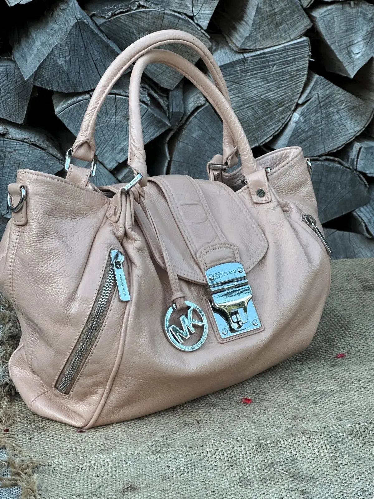 Torebka Kuferek Michael Kors Do Ręki – Skórzana 100% Oryginał | Stan Idealny Po Renowacji Koloru - karenlike.com