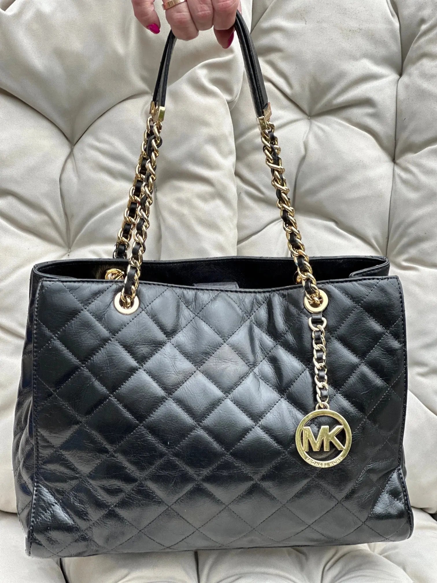 Torebka Na Ramię lub do ręki Michael Kors w idealnym stanie. Po Renowacji Koloru - karenlike.com