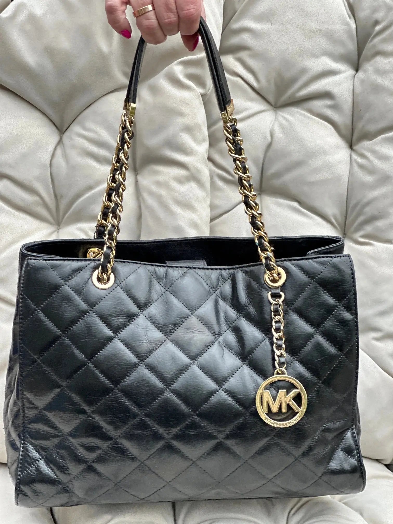 Torebka Na Ramię lub do ręki Michael Kors w idealnym stanie. Po Renowacji Koloru - karenlike.com